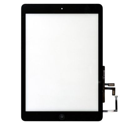 Тачскрин APPLE iPad Air/iPad 5 9.7" (A1474/A1475/A1476/A1822/A1823) черный с кнопкой Home 00-00001535 фото