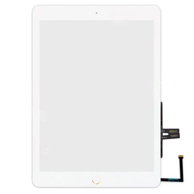 Тачскрін APPLE iPad 9,7" (2018) (A1893/A1954) білий з кнопкою Home 00-00021688 фото