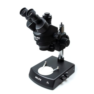 Микроскоп RELIFE RL-M3T-2L тринокулярный (увеличение: 7x-45x) 00-00021814 фото