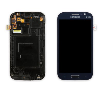 Дисплей SAMSUNG i9082 Galaxy Grand з синім тачскріном і рамкою 00-00001113 фото