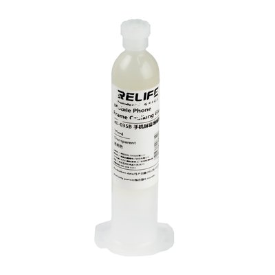 Клей-герметик RELIFE RL-035A (30 мл) белый, в шприце (для корпусной рамки) 00-00024081 фото