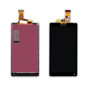 Дисплей SONY C6502 L35h Xperia ZL/C6503 L35i Xperia ZL з чорним тачскріном 00-00001431 фото