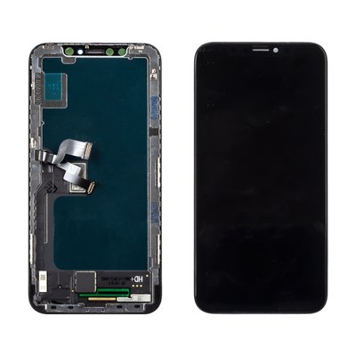 Дисплей APPLE iPhone X (IPS) (IN CELL) (ZY) (ASI HD+) з чорним тачскріном 00-00120914 фото