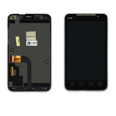 Дисплей HTC A9292 с черным тачскрином и рамкой 00-00000263 фото