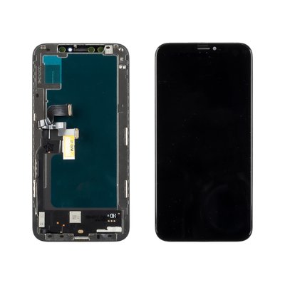 Дисплей APPLE iPhone XS (IPS) (IN CELL) (ZY) (ASI HD+) з чорним тачскріном 00-00120916 фото