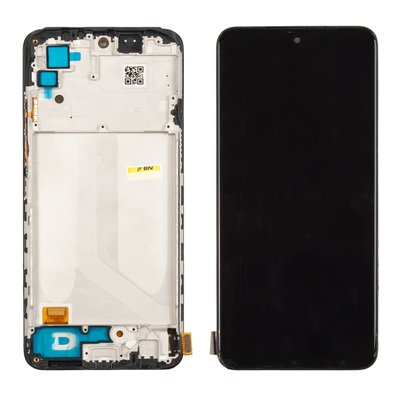 Дисплей XIAOMI Redmi Note 10 (4G)/Note 10S/Poco M5S (OLED) з чорним тачскрином і рамкою 00-00024317 фото