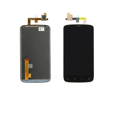 Дисплей HTC Z710е Sensation 4G з чорним тачскріном 00-00000350 фото