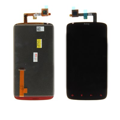 Дисплей HTC Z715е Sensation XL з чорним тачскріном 00-00015269 фото