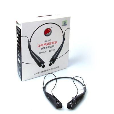 Навушники Bluetooth BAKU BK-830 вакуумні,з гарнітурою, чорні 00-00019005 фото