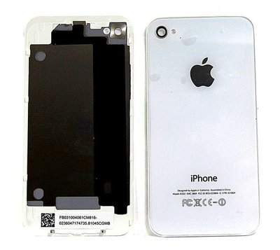 Задня кришка на APPLE iPhone 4G біла 00-00008205 фото