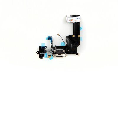 Шлейф APPLE iPhone 5С на роз'єм навушників і живлення чорний 00-00003451 фото