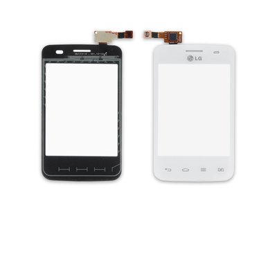 Тачскрін LG E435 L3 2 Dual білий 00-00002036 фото