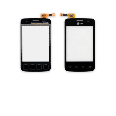 Тачскрін LG E435 L3 2 Dual чорний 00-00002037 фото
