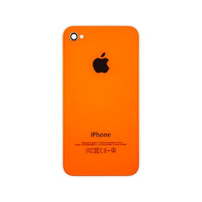 Задня кришка на APPLE iPhone 4S помаранчева 00-00014928 фото