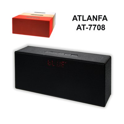 Колонка Bluetooth ATLANFA AT-7708 1200mAh (в ассортименте) 00-00017581 фото