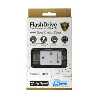 Картридер i-FlashDevice HD SD/TF для iPhone 5/6/7/iPad 00-00015420 фото
