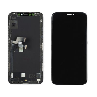 Дисплей APPLE iPhone X (AMOLED) (GX-HARD) с черным тачскрином 00-00020470 фото