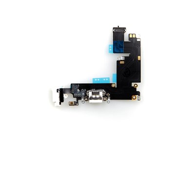 Шлейф APPLE iPhone 6 Plus на роз'єм навушників і живлення білий 00-00017960 фото