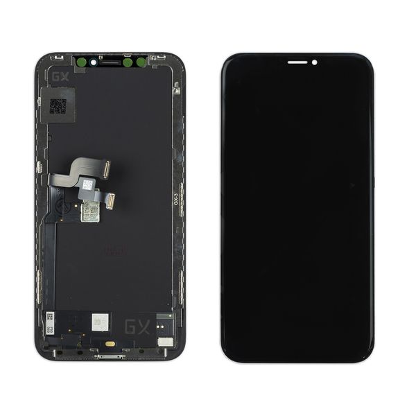 Дисплей APPLE iPhone X (AMOLED) (GX-HARD) з чорним тачскріном 00-00020470 фото