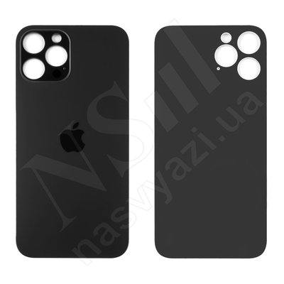Задня кришка APPLE iPhone 12 Pro Max темно-сіра (великі отвори) 00-00024999 фото