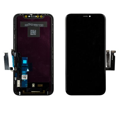 Дисплей APPLE iPhone XR (IPS) із чорним тачскрином 00-00019891 фото