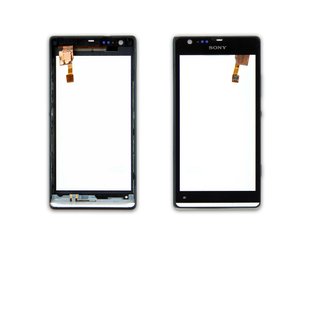 Тачскрін SONY C5302 Xperia SP M35h чорний з рамкою 00-00016798 фото