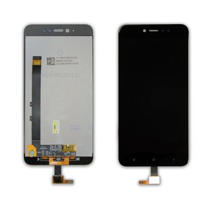 Дисплей XIAOMI Redmi Note 5A Prime c чорним тачскріном 00-00017576 фото