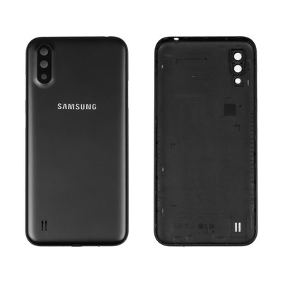 Задня кришка SAMSUNG A015 Galaxy A01 (2020) чорна 00-00022365 фото