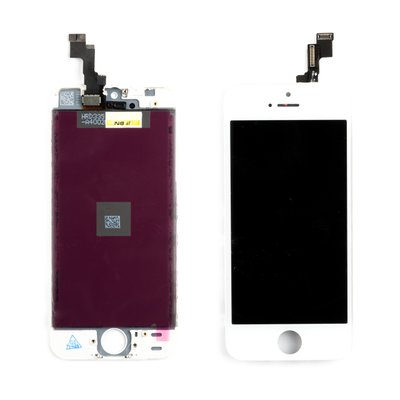 Дисплей APPLE iPhone 5S з білим тачскріном 00-00019567 фото
