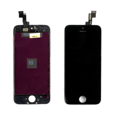 Дисплей APPLE iPhone 5S с черным тачскрином 00-00019568 фото