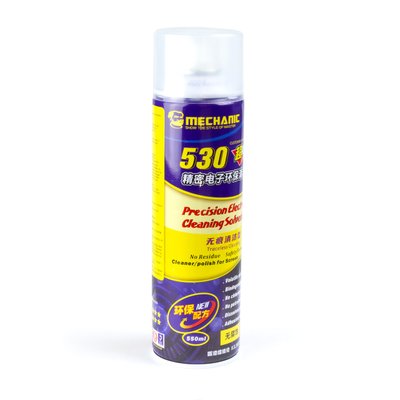 Спрей MECHANIC 530 (LH) для очистки плат (550 мл) желто-синий 00-00022898 фото