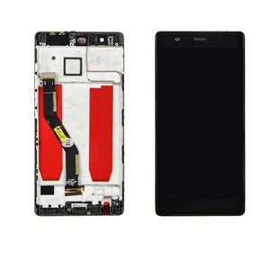 Дисплей HUAWEI P9 Plus (2016) (VIE-L09)/P9 Plus Dual Sim (VIE-L29) з чорним тачскріном і рамкою 00-00017741 фото