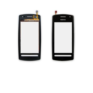 Тачскрін NOKIA 600 чорний з рамкою 00-00002227 фото