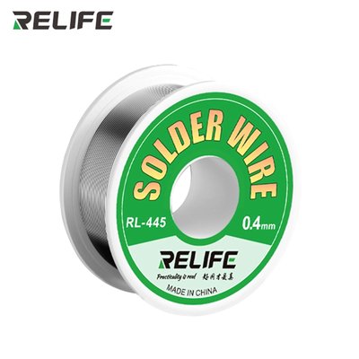 Припій RELIFE RL-445 (0.4 мм) (25 г) 00-00025541 фото