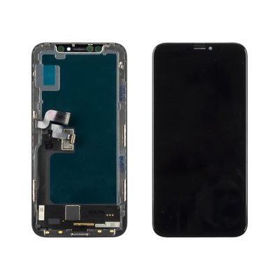 Дисплей APPLE iPhone X (IPS) (IN CELL) (KD) з чорним тачскріном 00-00121403 фото