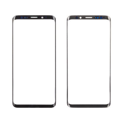 Скло тачскрина c OCA плівкою SAMSUNG G960 Galaxy S9 чорне, з олеофобним покриттям, загартоване 00-00024734 фото