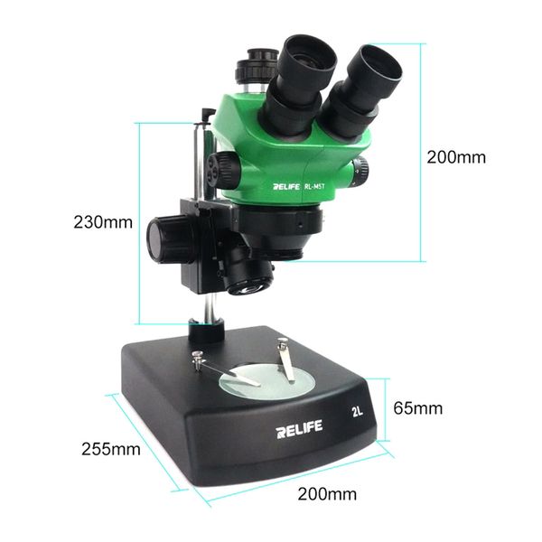 Мікроскоп RELIFE RL-M5T-2L тринокулярний 00-00025479 фото