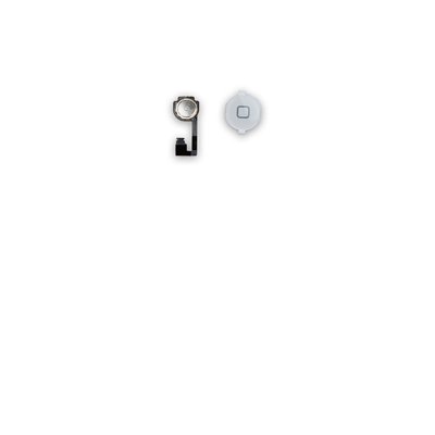 Шлейф APPLE iPhone 4G з кнопкою HOME білою 00-00003394 фото