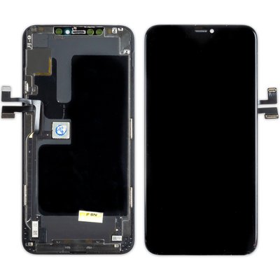 Дисплей APPLE iPhone 11 PRO Max (AMOLED) (GX) з чорним тачскріном 00-00023367 фото