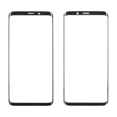 Скло тачскрина c OCA плівкою SAMSUNG G965 Galaxy S9 Plus чорне, з олеофобним покриттям, загартоване 00-00024735 фото