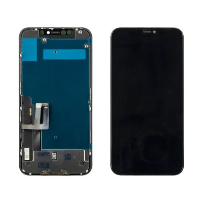 Дисплей APPLE iPhone 11 (IPS) (KD) с черным тачскрином 00-00120943 фото