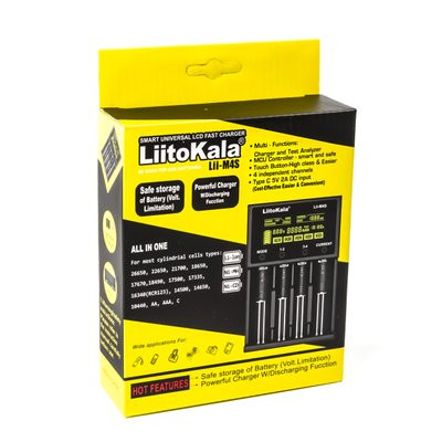 Зарядное устройство для аккумуляторов LIITOKALA Lii-M4S 00-00024381 фото