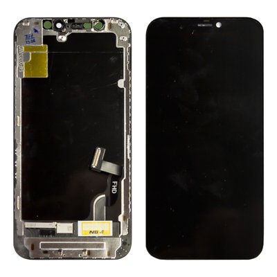 Дисплей APPLE iPhone 12 Mini (IPS) (IN CELL) (ZY) з чорним тачскріном 00-00025555 фото
