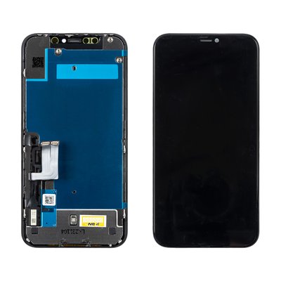 Дисплей APPLE iPhone 11 (IPS) (IN CELL) (JK) з чорним тачскріном 00-00120894 фото