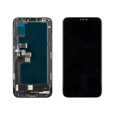 Дисплей APPLE iPhone XS (IPS) (IN CELL) (KD) з чорним тачскріном 00-00120946 фото