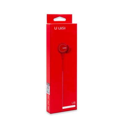 Навушники UiiSii U8, червоні 00-00020895 фото