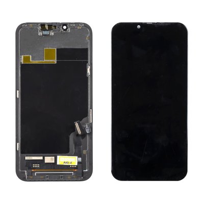 Дисплей APPLE iPhone 13 (IPS) (IN CELL) (JK) з чорним тачскріном 00-00120899 фото