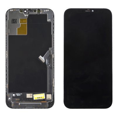 Дисплей APPLE iPhone 12 PRO Max (IPS) (IN CELL) (JK) с черным тачскрином 00-00120900 фото