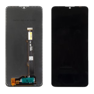 Дисплей ZTE Blade A51/A71 (A7030) із чорним тачскрином 00-00023778 фото