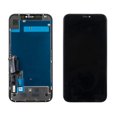 Дисплей APPLE iPhone 11 (IPS) (GX) з чорним тачскріном 00-00120908 фото